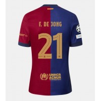 Camiseta Barcelona Frenkie de Jong #21 Primera Equipación Replica 2024-25 mangas cortas